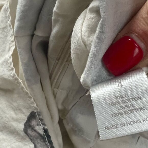 DKNY 100% Cotton circle swing skirt ￼ - Picture 3 of 10